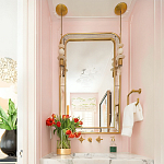 Зеркало в золотой раме Arched Mirror варинант исполнения - 1 | Loft Concept в Кирове