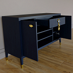 Комод-буфет Elsa Dreams Blue с открытыми полками   варинант исполнения - 6 | Loft Concept в Кирове