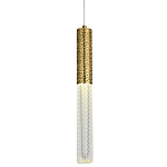 Подвесной светильник латунь Dew Drops Tube Brass Hanging Lamp варинант исполнения - 1 | Loft Concept в Кирове