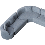 Угловой модульный диван Calypso с поворотным механизмом  варинант исполнения - 8 | Loft Concept в Кирове