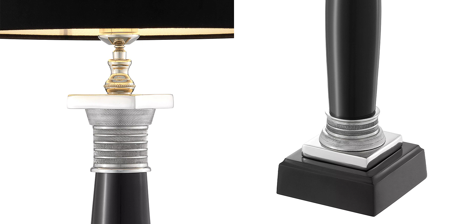 Настольная лампа Eichholtz Table Lamp Napoleon Black Настольная лампа Eichholtz Table Lamp Napoleon Black - Loft-Concept в Кирове