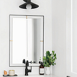 Зеркало прямоугольное в черной раме Gwendelyn варинант исполнения - 3 | Loft Concept в Кирове