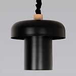 Подвесной светильник с черным металлическим плафоном Capability варинант исполнения - 2 | Loft Concept в Кирове