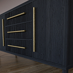 Буфет Primo с тремя ящиками и двумя фасадами Черный дуб варинант исполнения - 7 | Loft Concept в Кирове