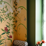 Обои ручная роспись Four Seasons Original colourway on painted Xuan paper with gold ombre варинант исполнения - 2 | Loft Concept в Кирове