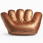 Дизайнерское кожаное кресло в форме руки Poltronova Joe Gold  Armchair варинант исполнения - 1 | Loft Concept в Кирове