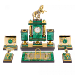 Настольный письменный набор из малахита с декором в виде лошади Leader Organizer варинант исполнения - 1 | Loft Concept в Кирове