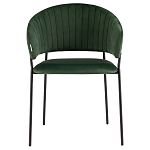 Стул в велюре зеленого цвета Horizon варинант исполнения - 2 | Loft Concept в Кирове