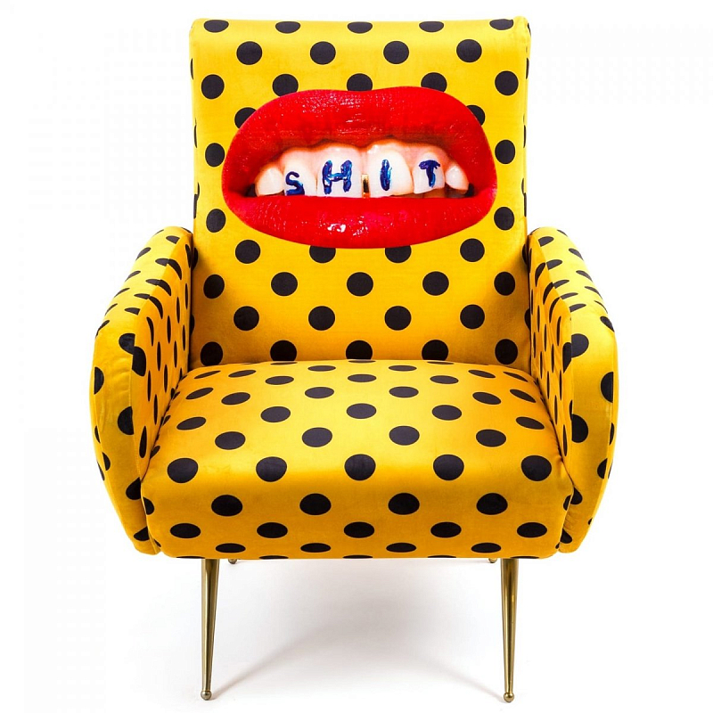 Кресло Seletti Armchair Shit Желтый Латунь Кресло Seletti Armchair Shit Желтый Латунь в Кирове | Loft Concept
