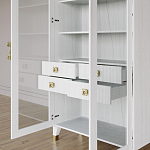 Дизайнерский шкаф витрина Elsa Dreams White с 4-мя ящиками варинант исполнения - 8 | Loft Concept в Кирове