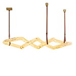 Люстра подвесная с фигурным светодиодным плафоном Calcite Figural Light варинант исполнения - 3 | Loft Concept в Кирове