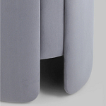 Пуф Alice Poof Grey Серый велюр варинант исполнения - 3 | Loft Concept в Кирове