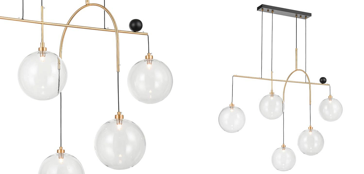 Люстра Five Hanging Balls Chandelier Люстра Five Hanging Balls Chandelier - Loft-Concept в Кирове