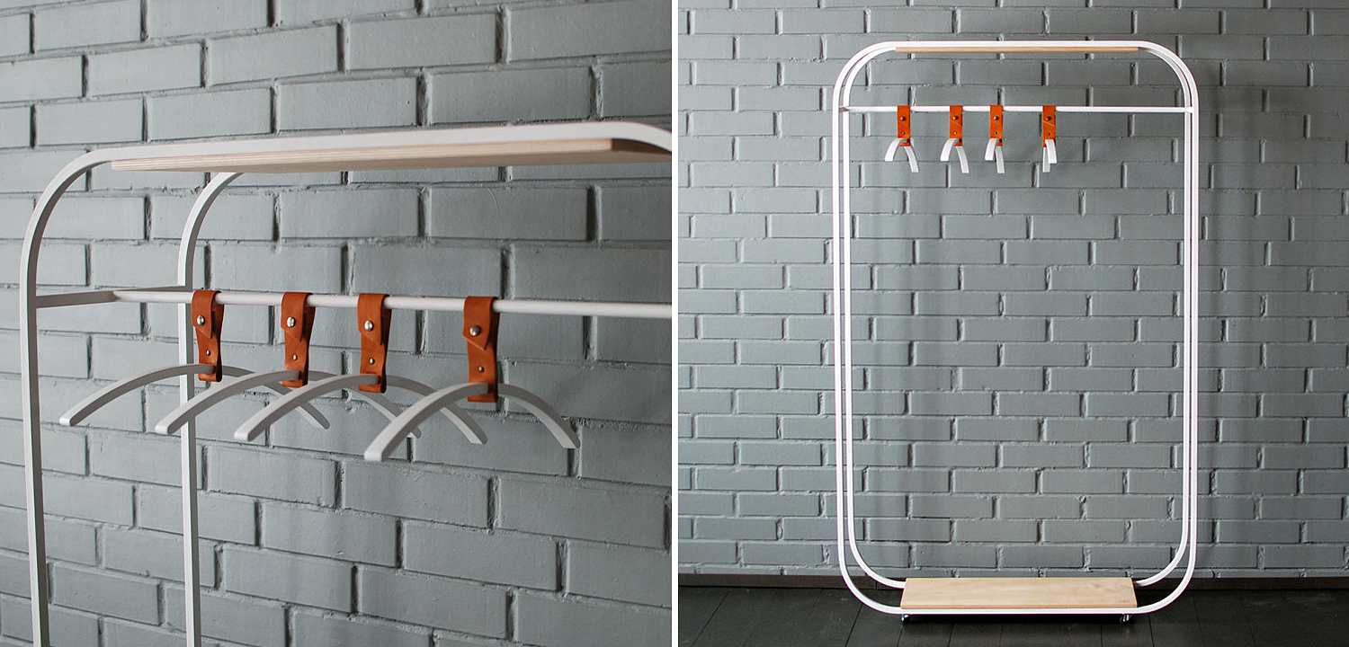 Рейл Austen Industrial Metal Rust Clothes Rail Рейл Austen Industrial Metal Rust Clothes Rail - Loft-Concept в Кирове