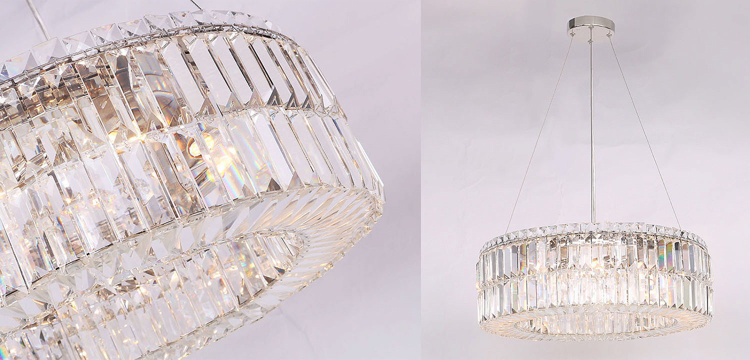 Люстра Darleen Crystal Nickel Chandelier 12 Люстра Darleen Crystal Nickel Chandelier 12 - Loft-Concept в Кирове