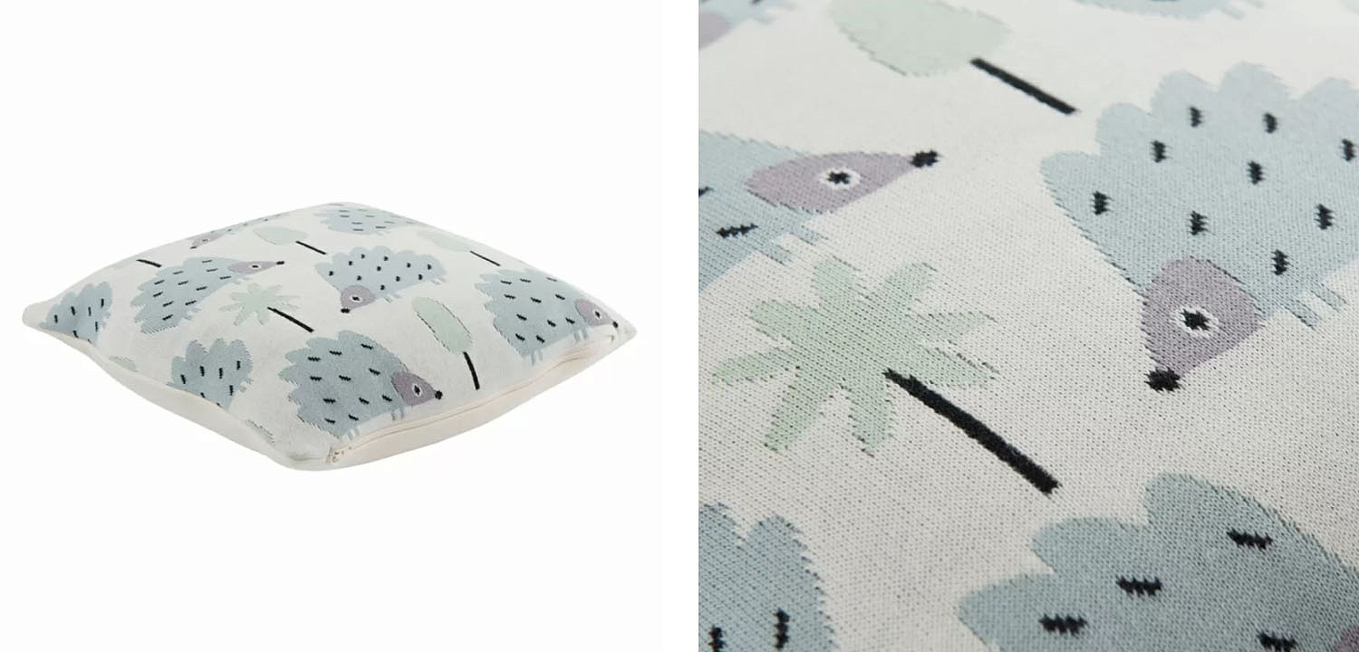 Подушка Blue Hedgehogs Подушка Blue Hedgehogs - Loft-Concept в Кирове