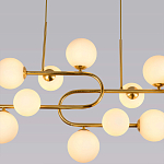Люстра подвесная с белыми лампами в форме шара Flute варинант исполнения - 2 | Loft Concept в Кирове