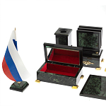 Настольный письменный набор из нефрита в подарочной коробке Victorious варинант исполнения - 7 | Loft Concept в Кирове