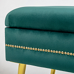 Мягкая банкетка с зоной для хранения Casket Green варинант исполнения - 2 | Loft Concept в Кирове