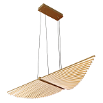 Люстра подвесная в форме веера из металла золотого цвета Gold Solace  варинант исполнения - 1 | Loft Concept в Кирове