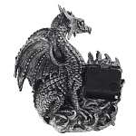 Часы в виде дракона Silver Dragon Clock варинант исполнения - 3 | Loft Concept в Кирове