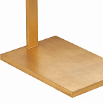 Торшер с прямоугольным абажуром на золотом металлическом каркасе Rectangular Plane  варинант исполнения - 3 | Loft Concept в Кирове