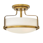 Потолочный светильник с круглым матовым белым плафоном Hinkley варинант исполнения - 5 | Loft Concept в Кирове