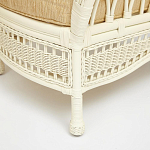 Комплект уличной мебели из ротанга Clara белый варинант исполнения - 6 | Loft Concept в Кирове