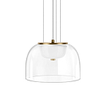 Подвесной светильник с куполообразным прозрачным стеклянным плафоном Grada Light варинант исполнения - 1 | Loft Concept в Кирове