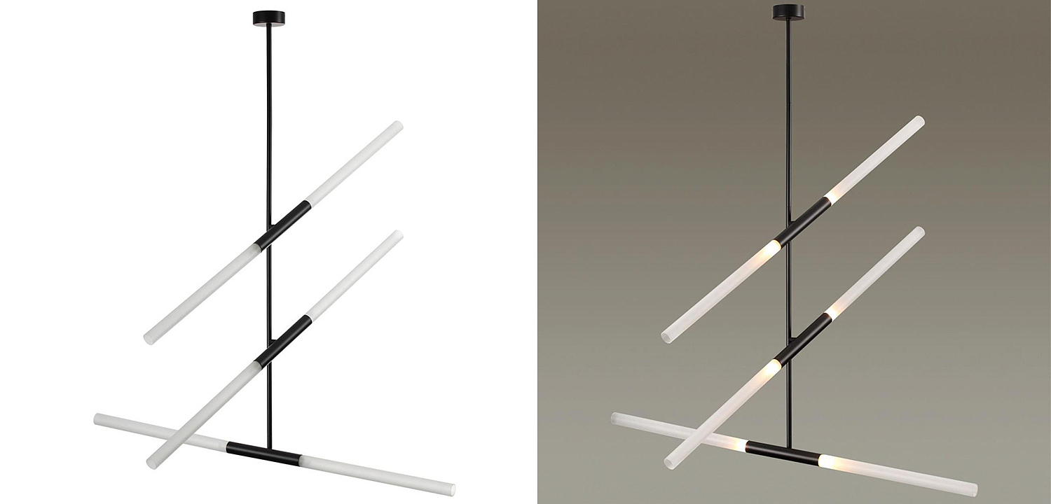 Светильник Black Delta Light 6 lamp Светильник Black Delta Light 6 lamp - Loft-Concept в Кирове