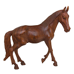 Статуэтка из дерева суар дикая лошадь Wild Horses варинант исполнения - 4 | Loft Concept в Кирове