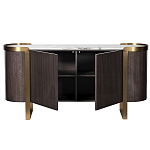 Комод  округлой формы с дверцами Chest of Precious Breed варинант исполнения - 1 | Loft Concept в Кирове