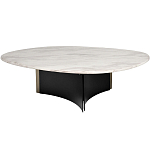 Стол журнальный овальный с контрастным основанием Subsequence варинант исполнения - 1 | Loft Concept в Кирове