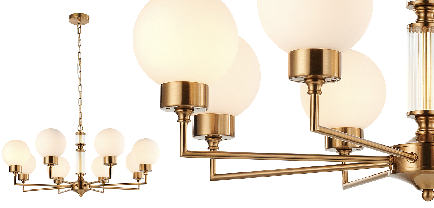 Люстра Zibille Chandelier Brass 78 Люстра Zibille Chandelier Brass 78 - Loft-Concept в Кирове
