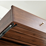 Стол рабочий округлой формы с 3-мя ящиками  Working Moonnut Table варинант исполнения - 4 | Loft Concept в Кирове