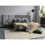 Кровать с большим мягким изголовьем Unity Grey Bed варинант исполнения - 4 | Loft Concept в Кирове