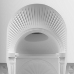 Встраиваемый в стену гипсовый светильник под покраску с арками и рельефными колоннами Antiquity Athena варинант исполнения - 6 | Loft Concept в Кирове