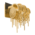 Бра с перфорированными металлическими дугами и цепочками 22 см Atlantis Chain варинант исполнения - 1 | Loft Concept в Кирове