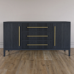 Буфет Primo с тремя ящиками и двумя фасадами Черный дуб варинант исполнения - 1 | Loft Concept в Кирове