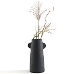 Ваза Serené Ceramic Vase Черная варинант исполнения - 3 | Loft Concept в Кирове