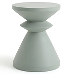 Светло-серый приставной столик из массива AMORPHOUS варинант исполнения - 1 | Loft Concept в Кирове