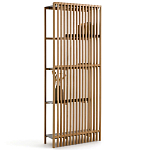 Стеллаж из дерева и метала Furniture Gutter and Lattice Rack варинант исполнения - 3 | Loft Concept в Кирове