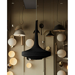 Подвесной вязаный черный светильник «Лампа Марракеша» варинант исполнения - 3 | Loft Concept в Кирове