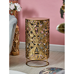 Столик приставной с цветочной резной фактурой Madagascar варинант исполнения - 5 | Loft Concept в Кирове