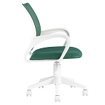 Офисное кресло с основанием из белого пластика Desk chairs Green варинант исполнения - 3 | Loft Concept в Кирове