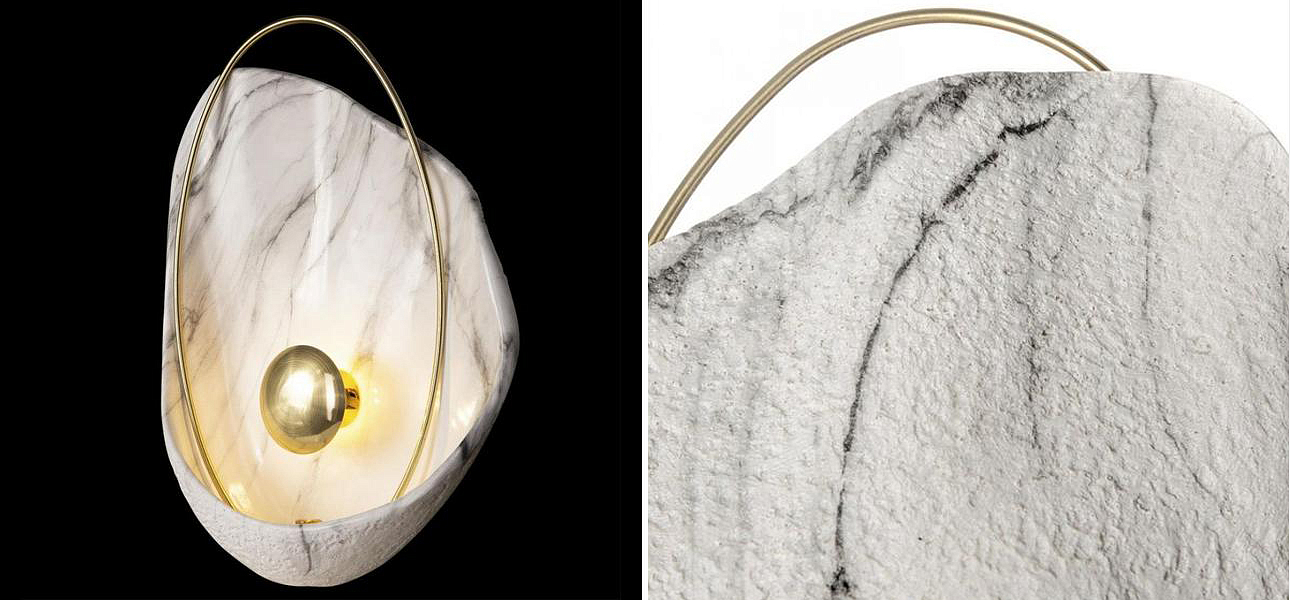 Бра Белая Жемчужина Ginger & Jagger Pearl WALL LAMP Бра Белая Жемчужина Ginger & Jagger Pearl WALL LAMP - Loft-Concept в Кирове
