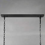 Люстра с черным каркасом и абажуром из прямоугольных мраморных панелей Calling to Shine варинант исполнения - 1 | Loft Concept в Кирове