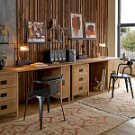 Настольная лампа с плафоном из перфорированного металла Elledge Table Lamp варинант исполнения - 4 | Loft Concept в Кирове