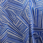 Мебельная ткань Жаккард синий принт 140 см T2-132 варинант исполнения - 2 | Loft Concept в Кирове