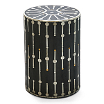 Дизайнерские приставной столик с инкрустацией Mandika Bone Inlay Stool варинант исполнения - 3 | Loft Concept в Кирове